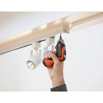 Black & Decker 3,6 V akumuliatorinis atsuktuvas BCF611CK-QW