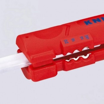 Knipex plokščių ir apvalių kabelių nuėmimo įrankis 1664125SB