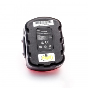 Akumuliatorius Bosch 2607335263, 2607335264, 2607335275, 2607335276, 2607335385 14.4V 2.0Ah, skirtas elektriniams įrankiams PSR14.4VE, GSR14.4V, GSB14.4VE-2, GST 14.4V, GWS 14.4V