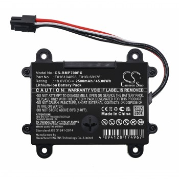 Bosch Indego M 700 Indego M+ 700 Indego 350 vejapjovių atsarginis akumuliatorius F016104898 18V 2500mAh Li-Ion