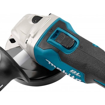18 V 125 mm akumuliatorinis kampinis šlifuoklis su MAKPAC sistemos dėklu Makita DGA513ZJ
