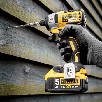 DeWalt DCF887P2-QW 1/4 18 V 2x5,0 Ah bešepetėlinis smūginis gręžtuvas