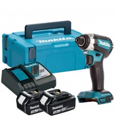 Makita DTD153RFJ 1/4 18V 2x3Ah akumuliatorinis smūginis gręžtuvas