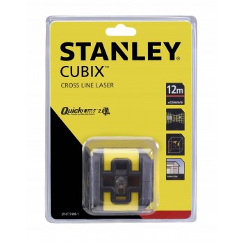 STANLEY Cubix kryžminis lazeris 12 m raudonos spalvos STHT77498-1