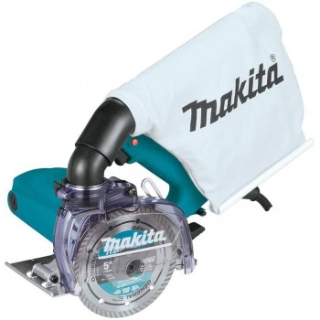 Makita 4100KB akumuliatorinis pjaustytuvas su „DRY“ deimantiniu disku, 125 mm, 1400 W