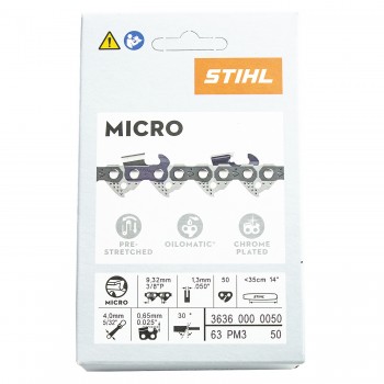 Pjūklo grandinė 3/8 1,3 mm Picco Micro Mini 3 36360000050