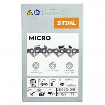 Grandinėlė 1/4 P Micro 3 (PM3), 1,1 mm - 10 cm