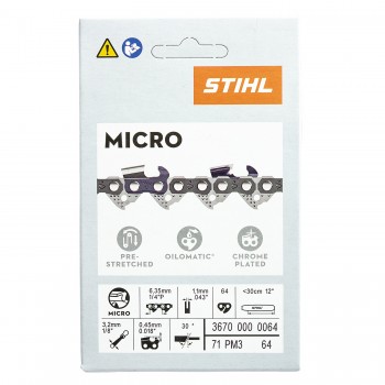 Grandinėlė 1/4 P Micro 3 (PM3), 1,1 mm - 30 cm