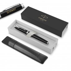 Parker IM Black CT plunksnakotis tušinukas (M) su graviūra – 1931651 su dėklu