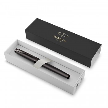 Parker IM Monochrome Bronze tušinukas su dangteliu ir graviravimu Parker IM Monochrome Bronze tušinukas su dangteliu ir graviravimu