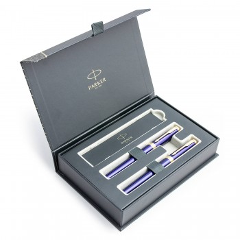 Parker Ingenuity Blue GT Plunksnakočio + Tušinuko rinkinys 2182009 + 2182011 dovanų dėžutėje