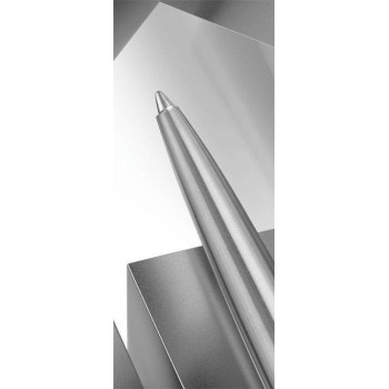 Parker Jotter Monochrome XL Silver CT Tušinuko rinkinys su užrašų knygele