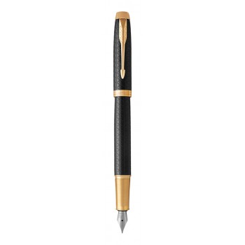 Parker IM Black plunksnakočių rinkinys dėžutėje su dovanų maišeliu