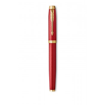 Parker IM Premium Red GT plunksnakočių rinkinys dėžutėje su dovanų maišeliu
