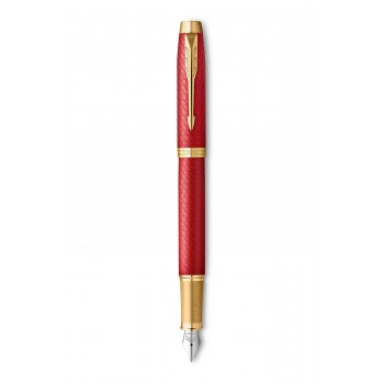 Parker IM Red GT tušinukų rinkinys dovanų dėžutėje su dovanų maišeliu