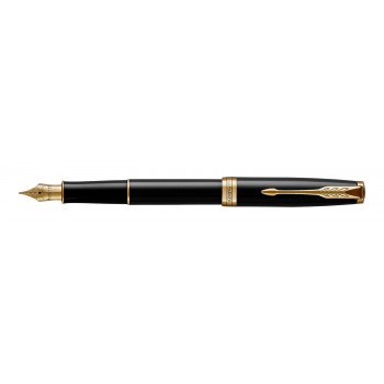 Plunksnakotis Parker Sonnet Black Lacquer GT (M) - 1931495