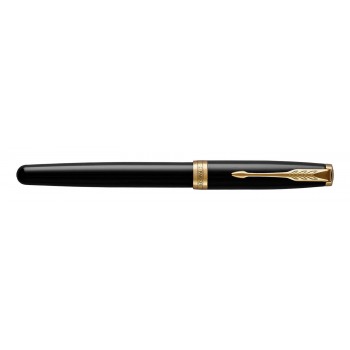 Plunksnakotis Parker Sonnet Black Lacquer GT (M) dovanų dėžutė - 19341459