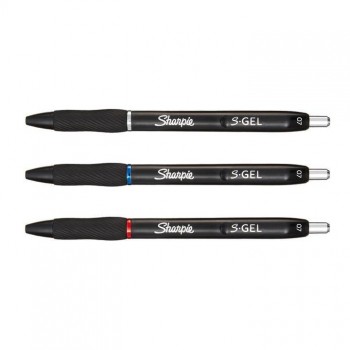 Pildspalvas komplekts Sharpie S-GEL 3-PACK melns, zils, sarkans - 2136596