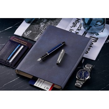 Waterman Expert Deluxe Metallic Blue CT (F) plunksnakotis - 2187650