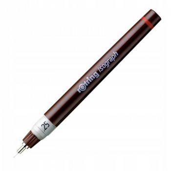 Isograph Rotring piešimo tušinukas - juodas 0,25 mm - 1903398