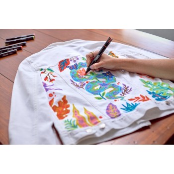 Kūrybiški Sharpie akriliniai žymekliai žemės spalvų (kūginis galiukas) 12 vnt. - 2213421