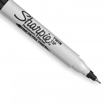 Markeris Sharpie Permanent Twin Tip juodas - S0811100