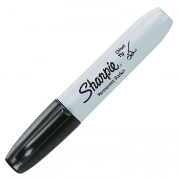 Sharpie Chisel žymeklis, juodas (pakuotėje 2 vnt.) 4,5 mm - 1986195