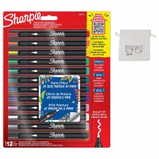 Sharpie kūrybiniai akriliniai žymekliai 12 spalvų su spalvotu maišeliu