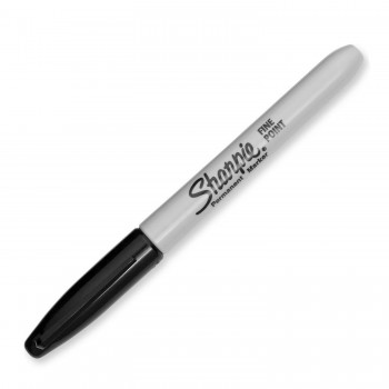 Sharpie smulkūs juodi markeriai (24 vnt. dėžutėje) - 2077128