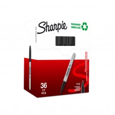 Sharpie smulkūs juodi žymekliai (36 vnt.) - 2025040