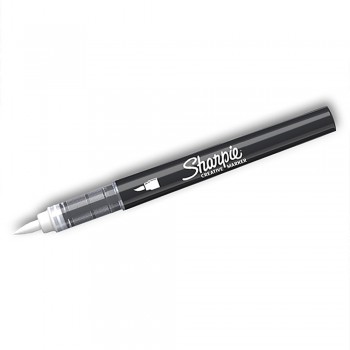 Sharpie White (baltas) akrilinis žymeklis - su teptuko galiuku, 1 vnt. - 2218111