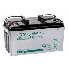 Akumuliatorius SSB SBL 65-12i 12V 65Ah AGM nereikalaujanti priežiūros