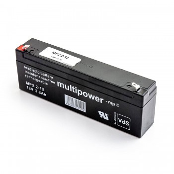 "Multipower MP2.2-12" 12V 2,2Ah Vds AGM akumuliatorius be priežiūros