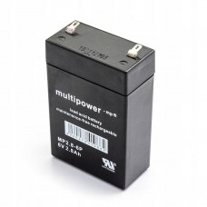 "Multipower MP2.8-6P" 6V 2,8 Ah AGM akumuliatorius, nereikalaujantis priežiūros