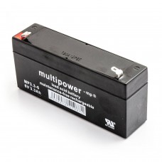 Multipower MP3.3-6 6V 3,3Ah AGM Akumuliatorius, nereikalaujantis priežiūros