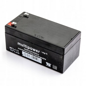 Multipower MP3.4-12 12V 3,4Ah Vds AGM Akumuliatorius nereikalaujantis priežiūros
