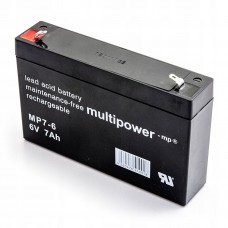 "Multipower MP7-6" 6V 7Ah AGM akumuliatorius be priežiūros