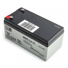 MW Power MWS 3.4-12 12V 3,4 Ah AGM Akumuliatorius nereikalaujantis priežiūros