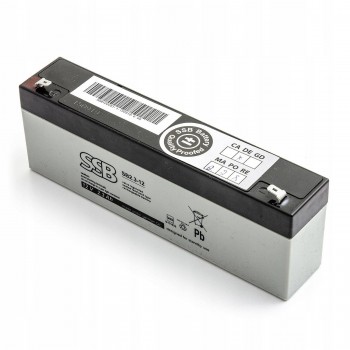 SSB SB 2.3-12 12V 2.3Ah F1 AGM akumuliatorius, nereikalaujantis priežiūros