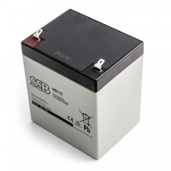 SSB SB 5-12 12V 5Ah AGM Akumuliatorius, nereikalaujantis priežiūros