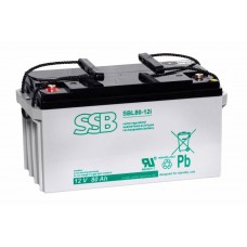 SSB SBL 80-12i 12V 80Ah AGM buferinė baterija, nereikalaujanti priežiūros