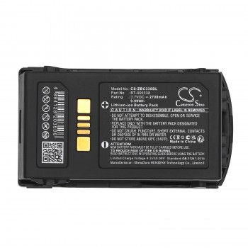 Akumuliatorius skaitytuvui Zebra MC33 MC330 MC3300 BT-000337 BT-000338 BTRY-MC33-27MA-01 3,7 V 2700 mAh Li-Ion