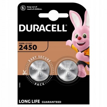 Ličio baterija Duracell CR2450 DL2450 ECR2450 2450 3V 2BL