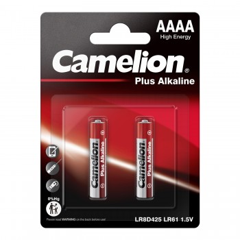 Šarminė baterija Camelion LR61, AAAA, 25A, LR8D425, MN2500, MX2500, E96 1.5V 2B 2vnt.