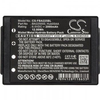 Nuotolinio krano pulto baterija HBC Radiomatic 6V / 2000mAh / NiMH