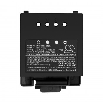 Pakaitinis akumuliatorius Hetronic 68303650 3,7V 3000mAh Li-Polymer, skirtas ERGO-120